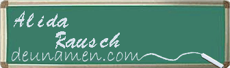 Alida Rausch Visitenkarte
